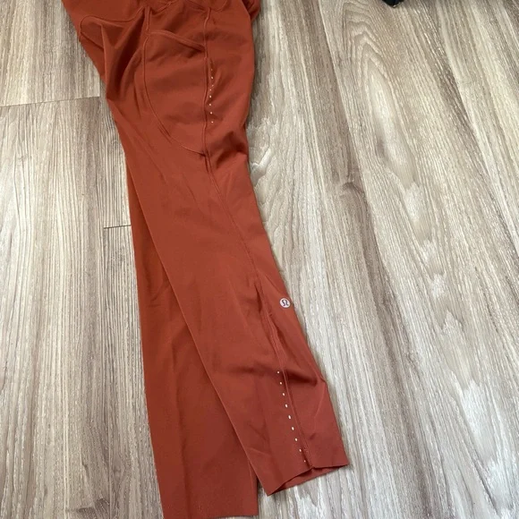 SOLD ***Lululemon Fast and free high rise tight leggings. Color Dark terracotta - Picture 7 of 11